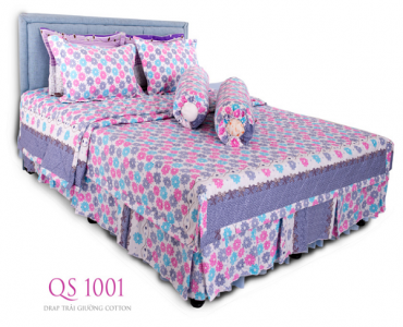 Drap trải giường cotton QS 1001