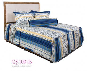 Drap trải giường cotton QS 1004B